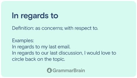 In that/this regard Definition & Meaning .